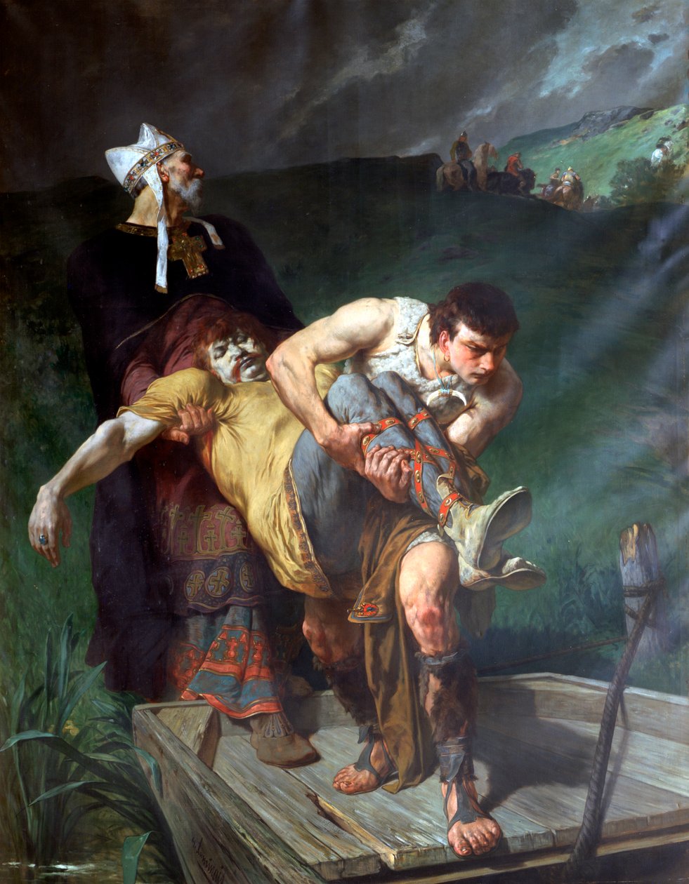 Ölüleri Taşımak, c1842-1896 by Evariste Vital Luminais