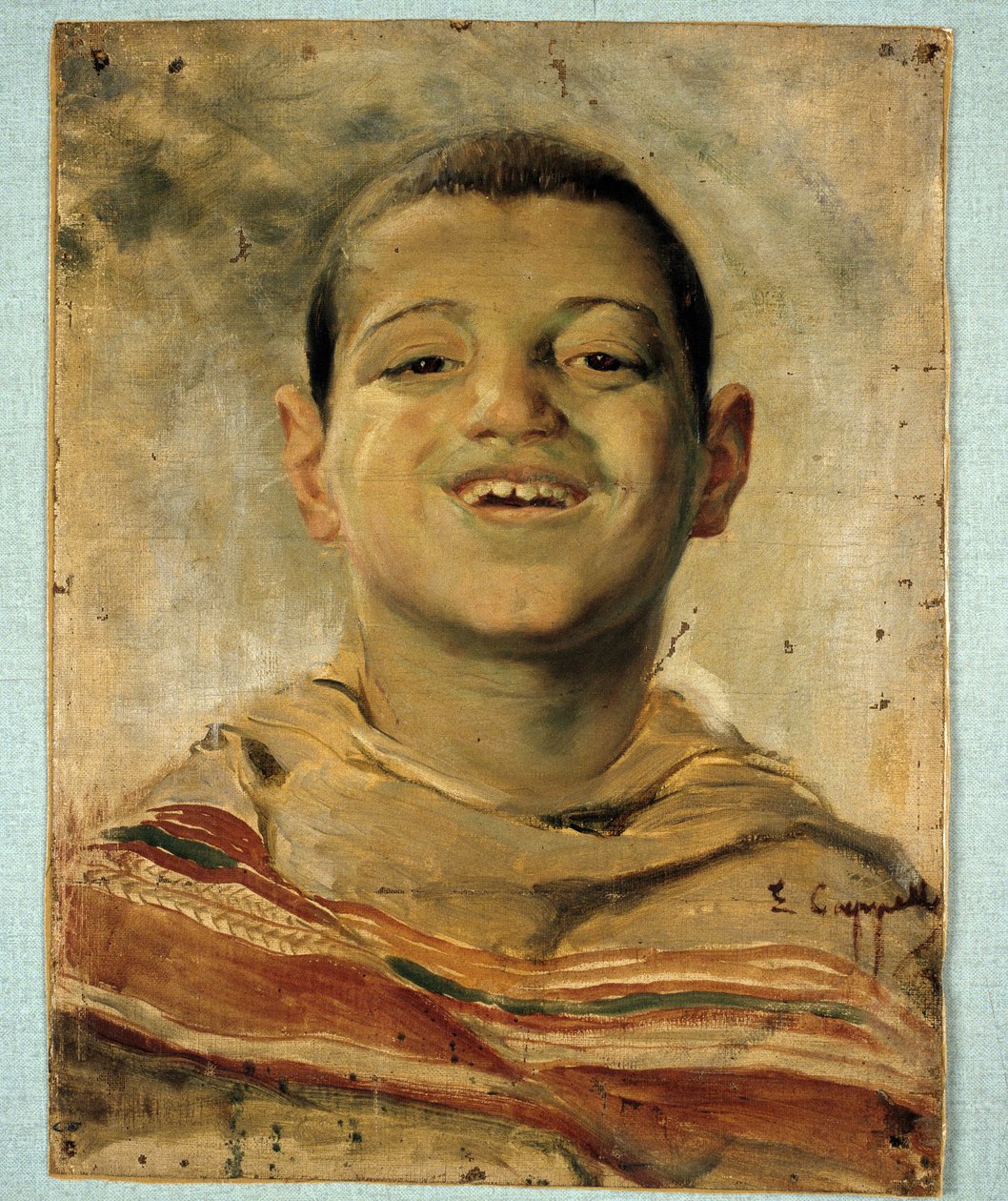 Küçük haydut (tuval üzerine yağlı boya) by Evaristo Cappelli