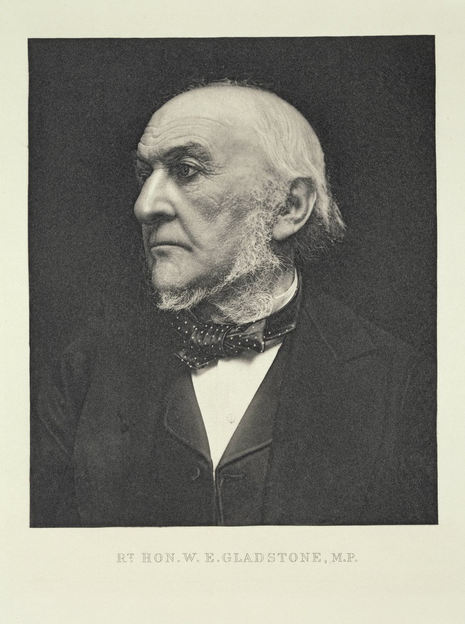 Rt. ಸನ್ಮಾನ್ಯ ವಿಲಿಯಂ ಗ್ಲಾಡ್‌ಸ್ಟೋನ್ (1809-98), MP, 1890 ಟರ್ಕ್ by Eveleen Myers