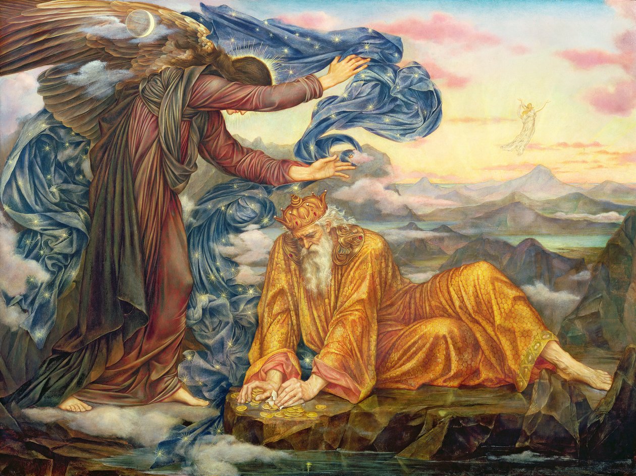 Dünyaya bağlı, 1897 by Evelyn De Morgan