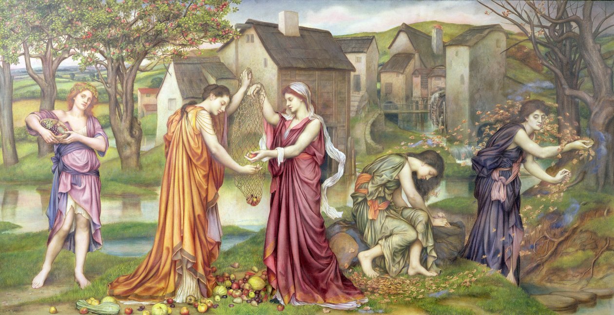 Sonbaharın Kadansı, 1905 by Evelyn De Morgan