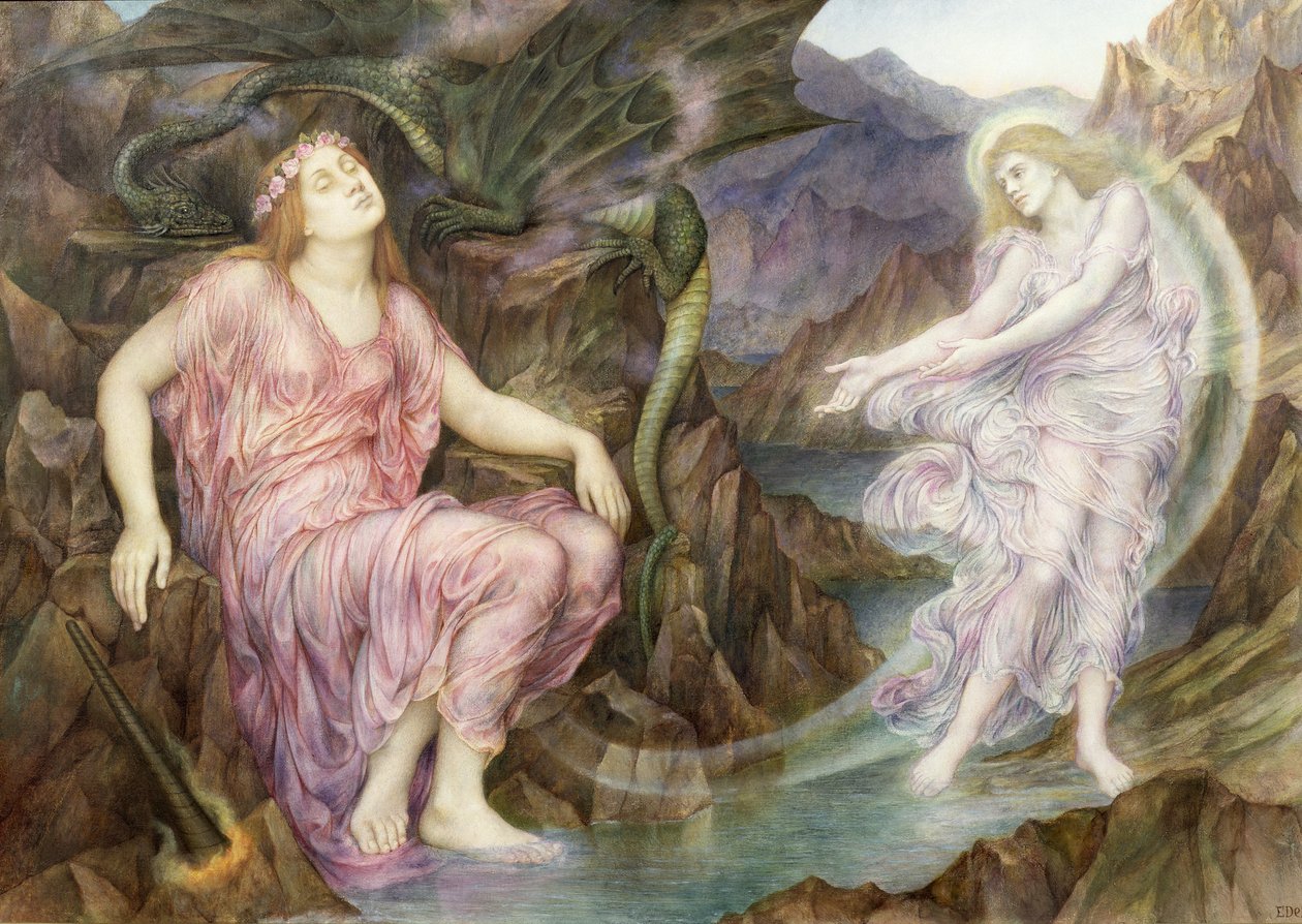 Ölümde Ruhun Geçişi by Evelyn De Morgan