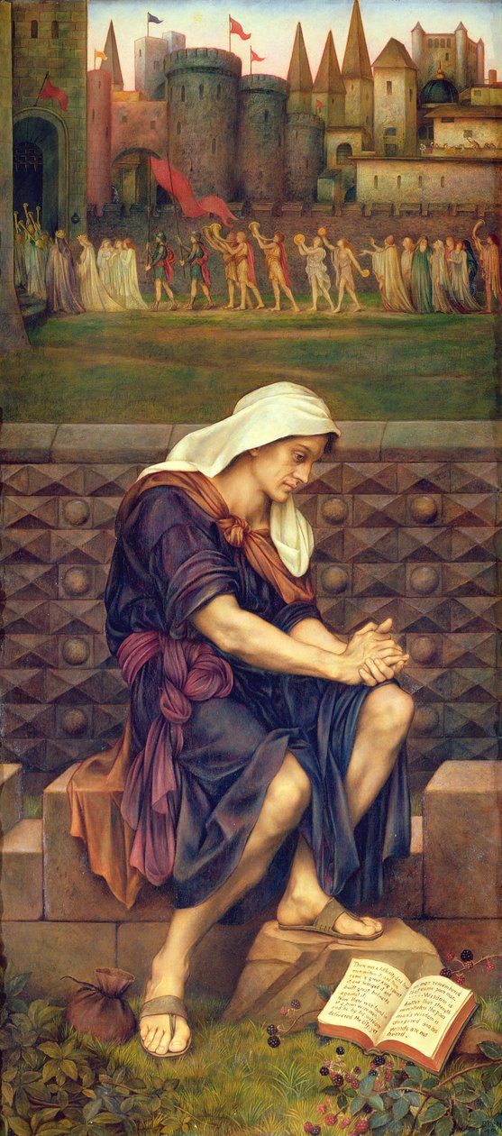 Şehri Kurtaran Zavallı Adam, 1901 by Evelyn De Morgan