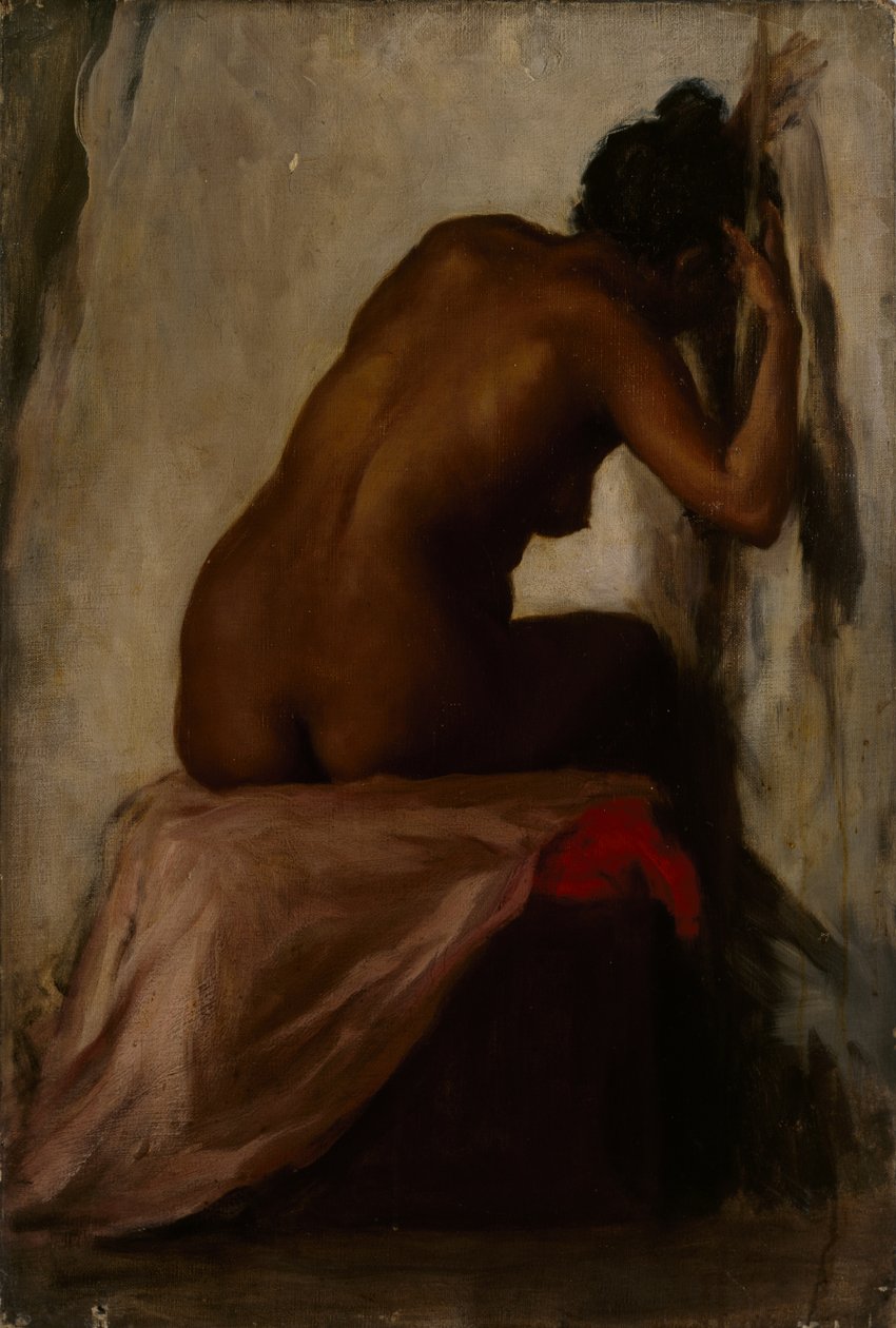 Oturan Kadın Figürü, c.1898 [LDUCS-5186] by Evelyn Cheston