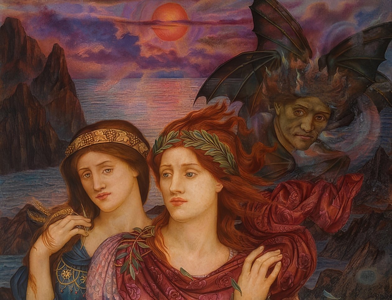 Ölüm Vizyonu. 1914 by Evelyn De Morgan