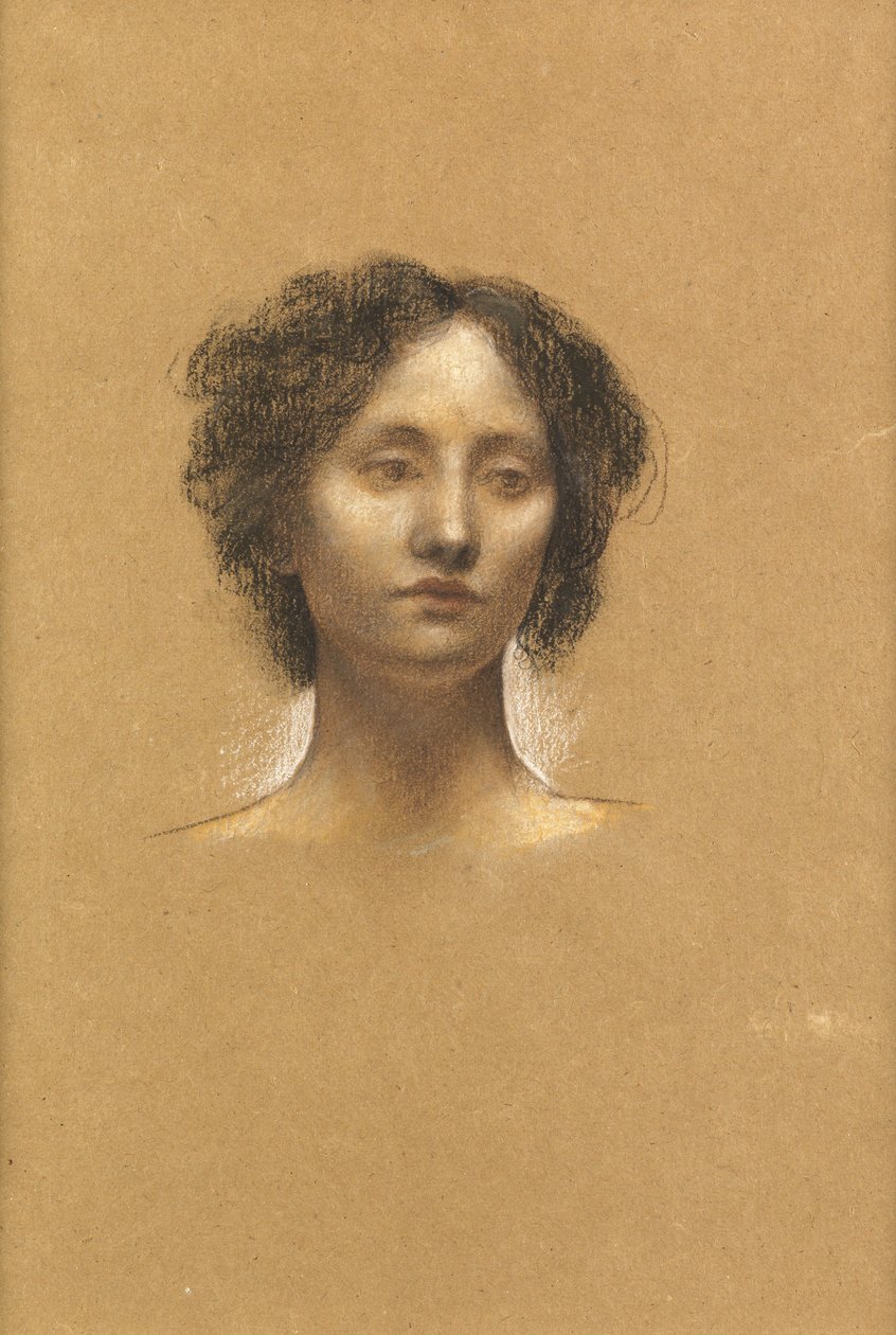 Bir Kızın Başı by Evelyn De Morgan