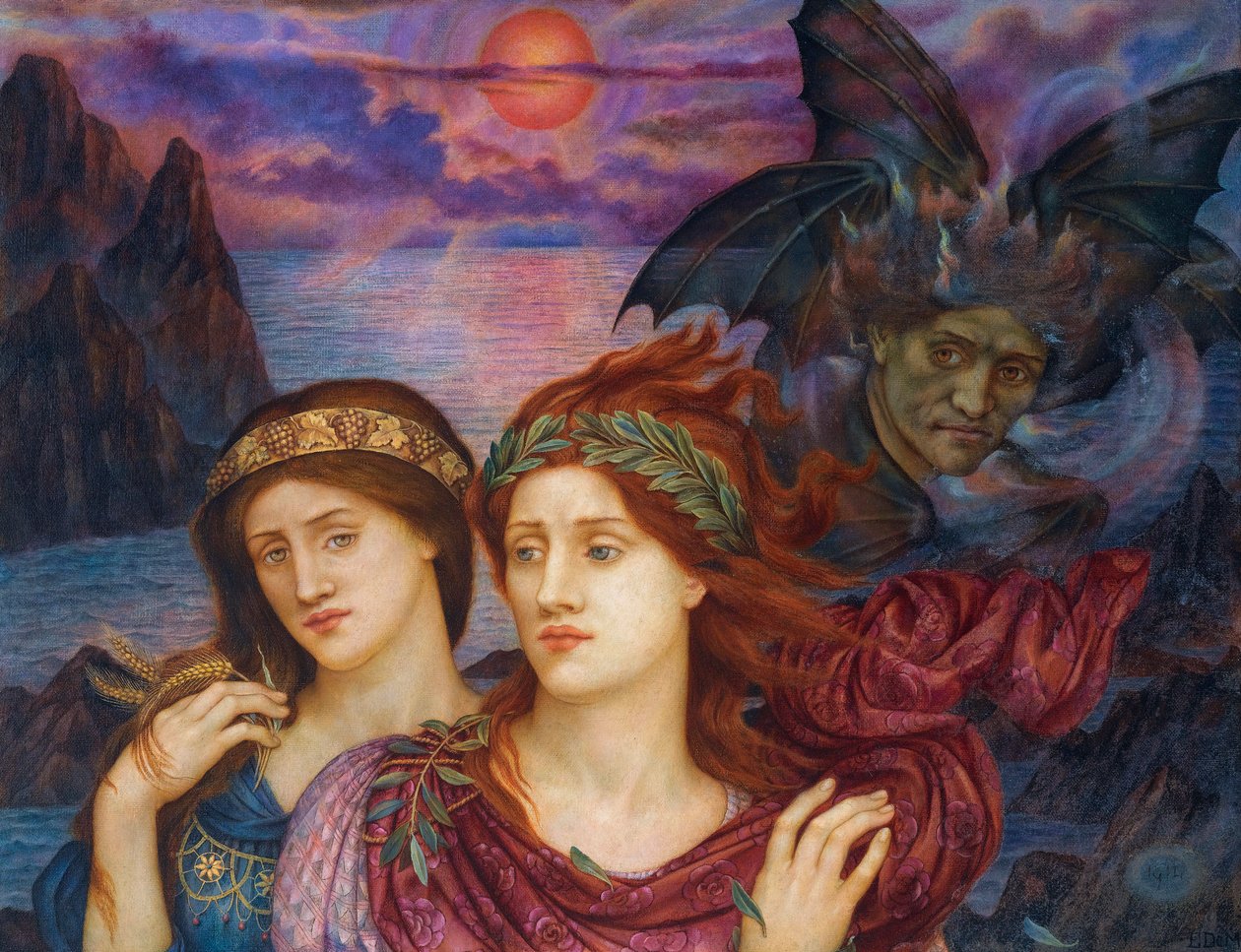 Raphael öncesi resimler: Vizyon by Evelyn De Morgan