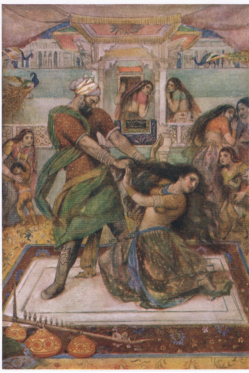 Draupadi odasından sürüklendi by Evelyn Paul