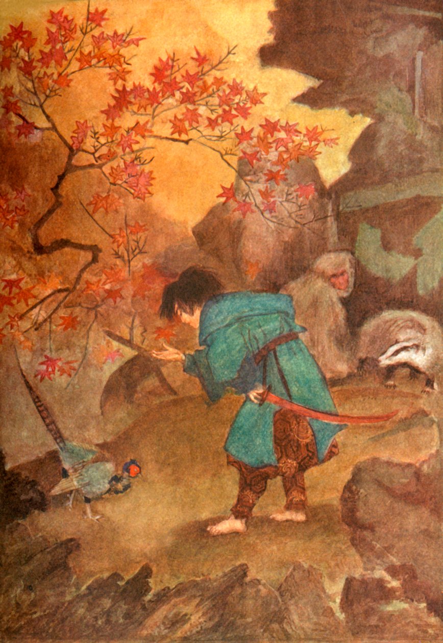 "Momotaro ve Sülün", 1912. by Evelyn Paul