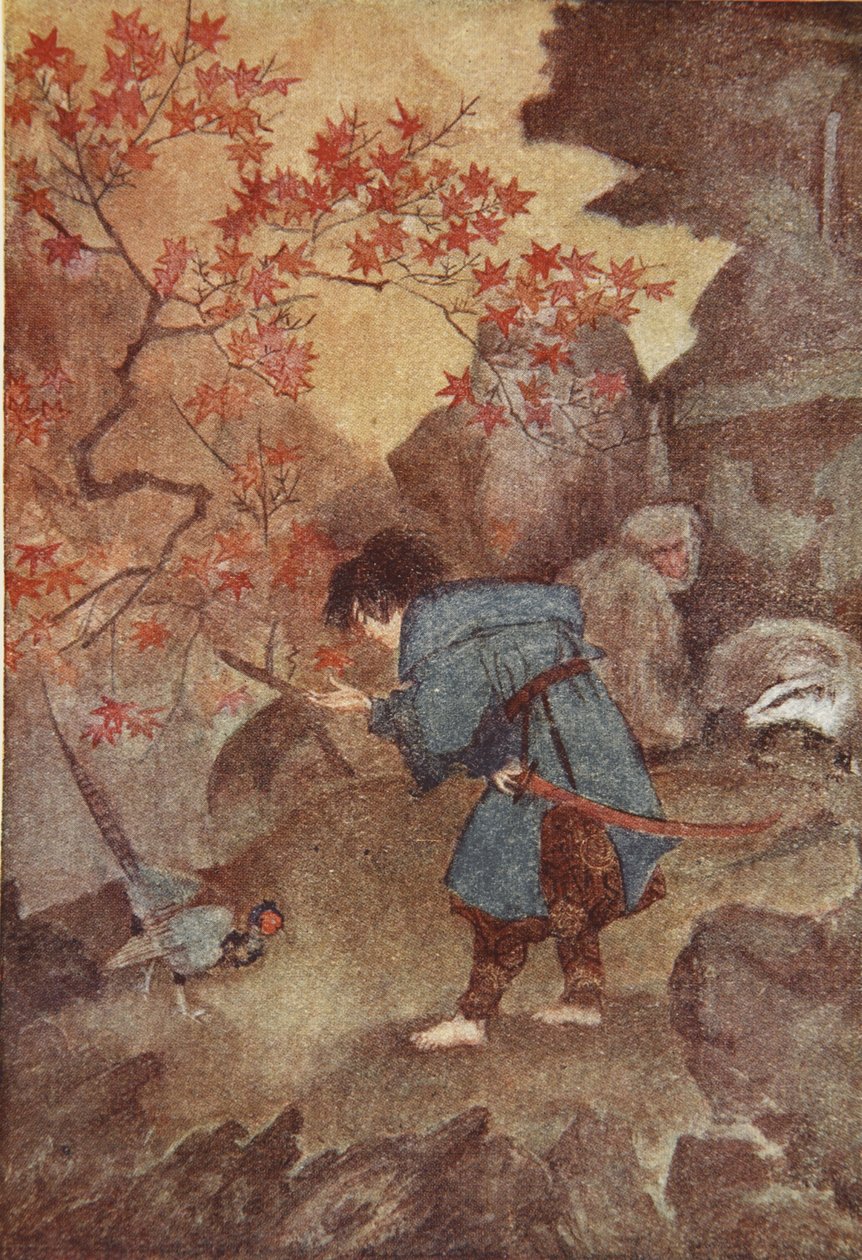 Momotaro ve sülün, F Hadland Davis