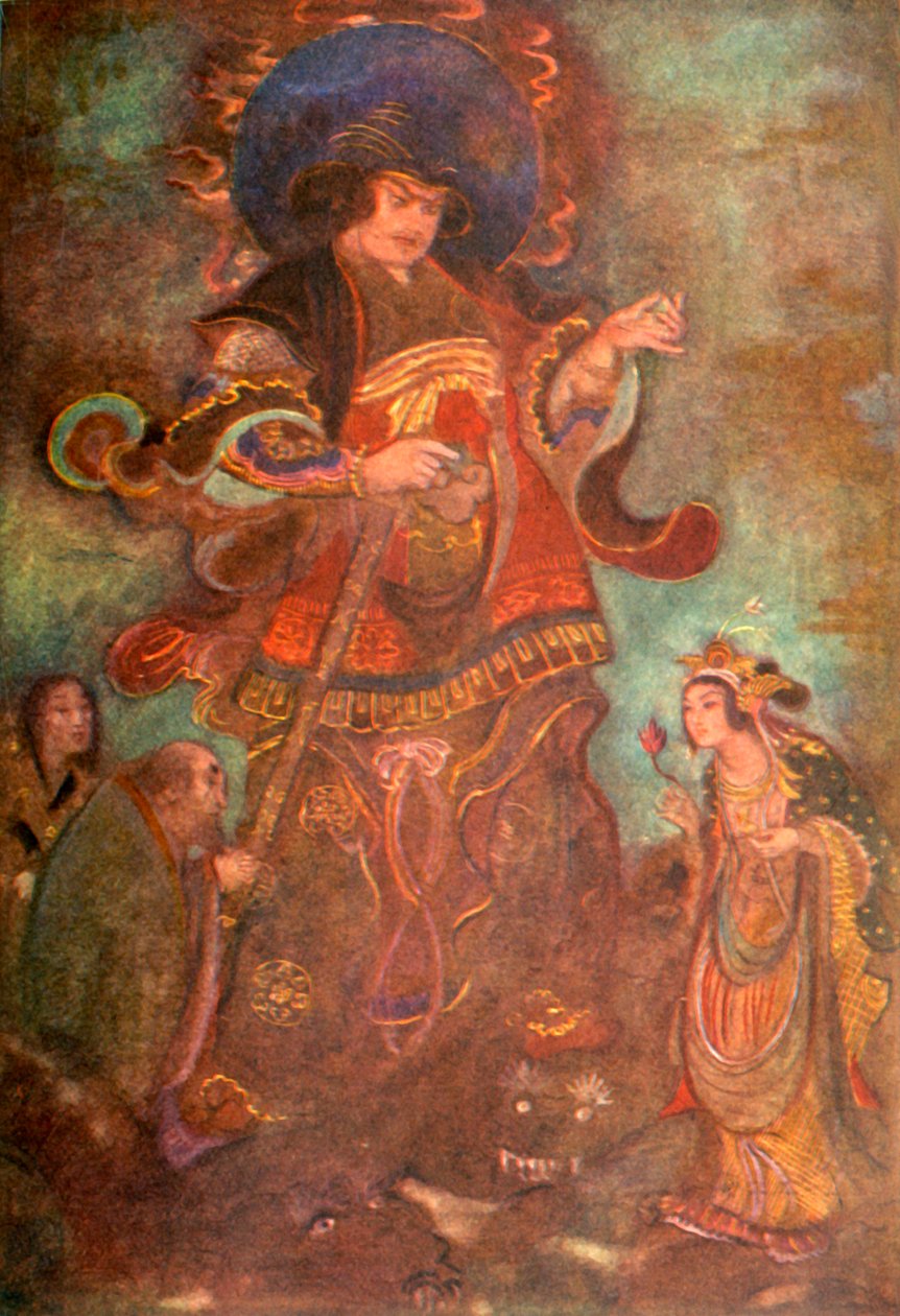 "Susa No Proposal d Kushi Nada Hime", 1912. by Evelyn Paul