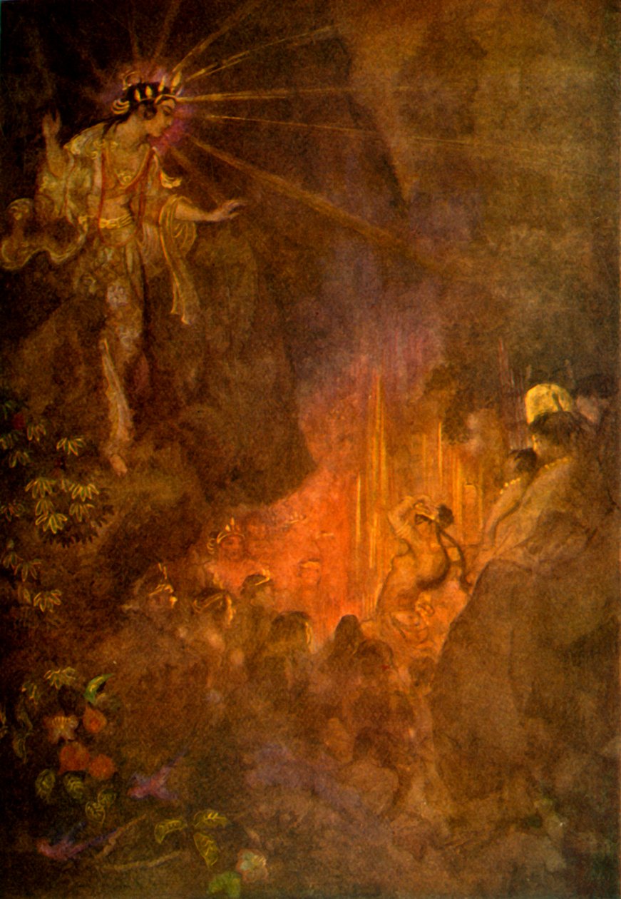 "Uzume Ame-no-Uzume s te ward Rio city ty f tatlı teras", 1912. by Evelyn Paul