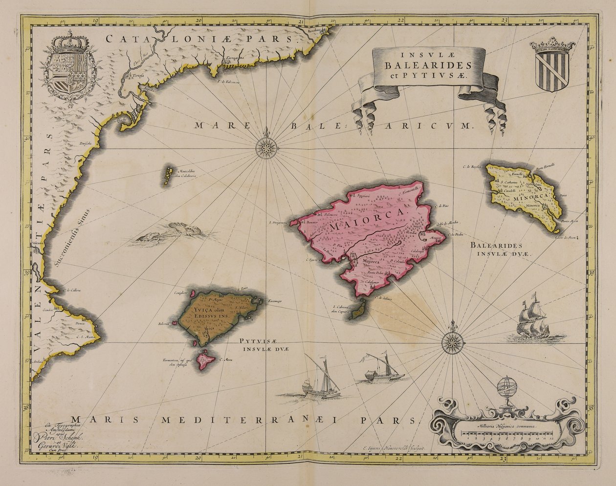 Balear ve Pytiusan Adaları by Everard Symonsz van Hamersveldt