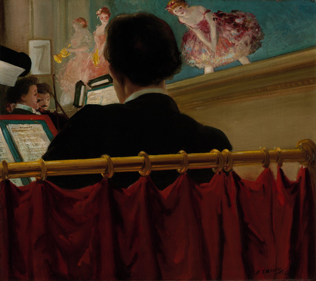 Orkestra Çukuru, Eski Proctor by Everett Shinn
