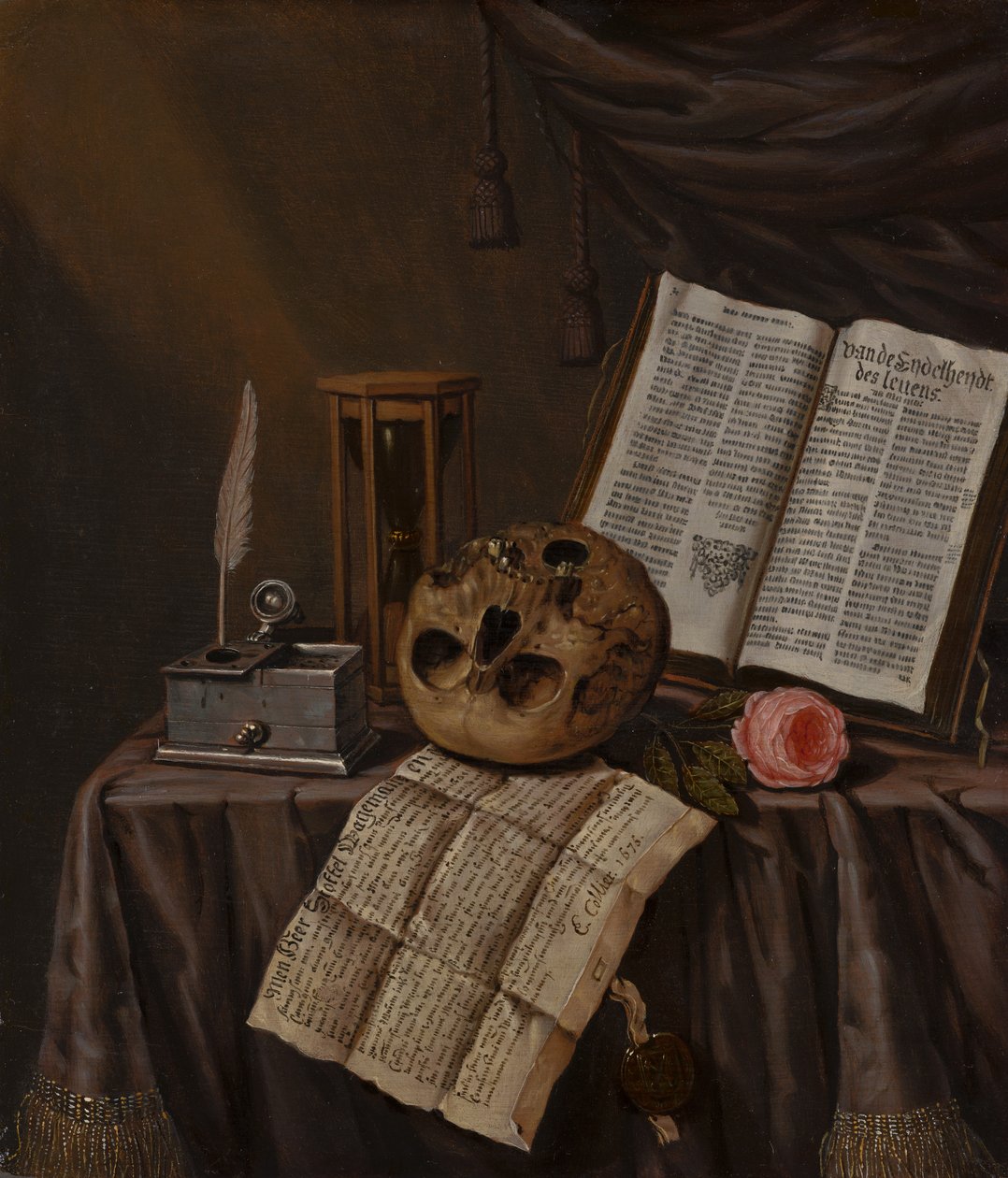 Vanitystilleven by Evert Collier