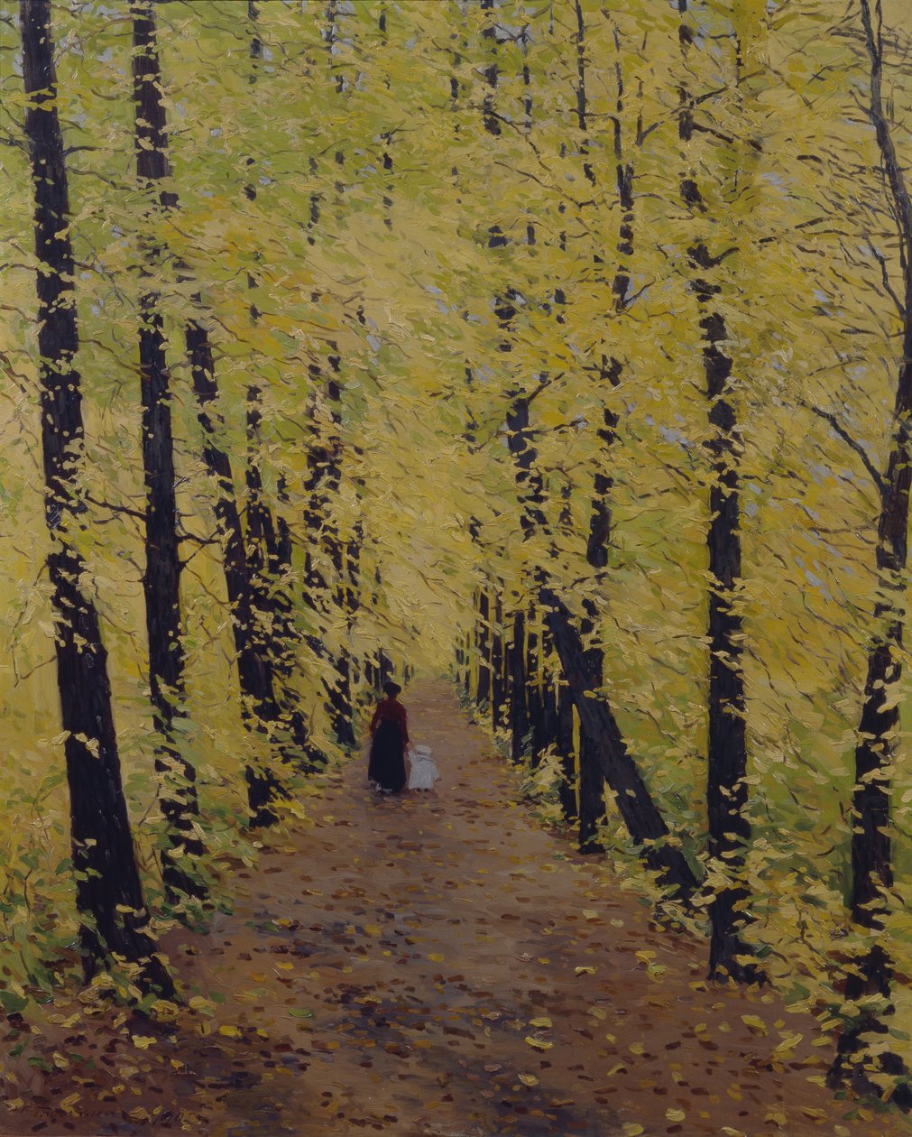 Sonbahar, 1905 by Evgeni Ivanovich Stolitsa
