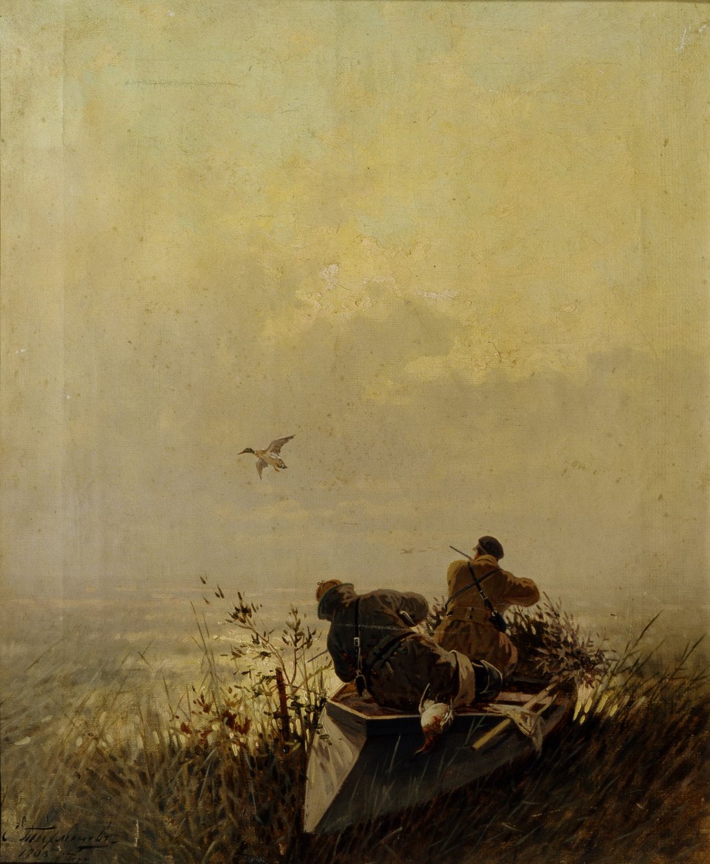 Ördek Avı, 1905 by Evgeny Alexandrovich Tichmenev