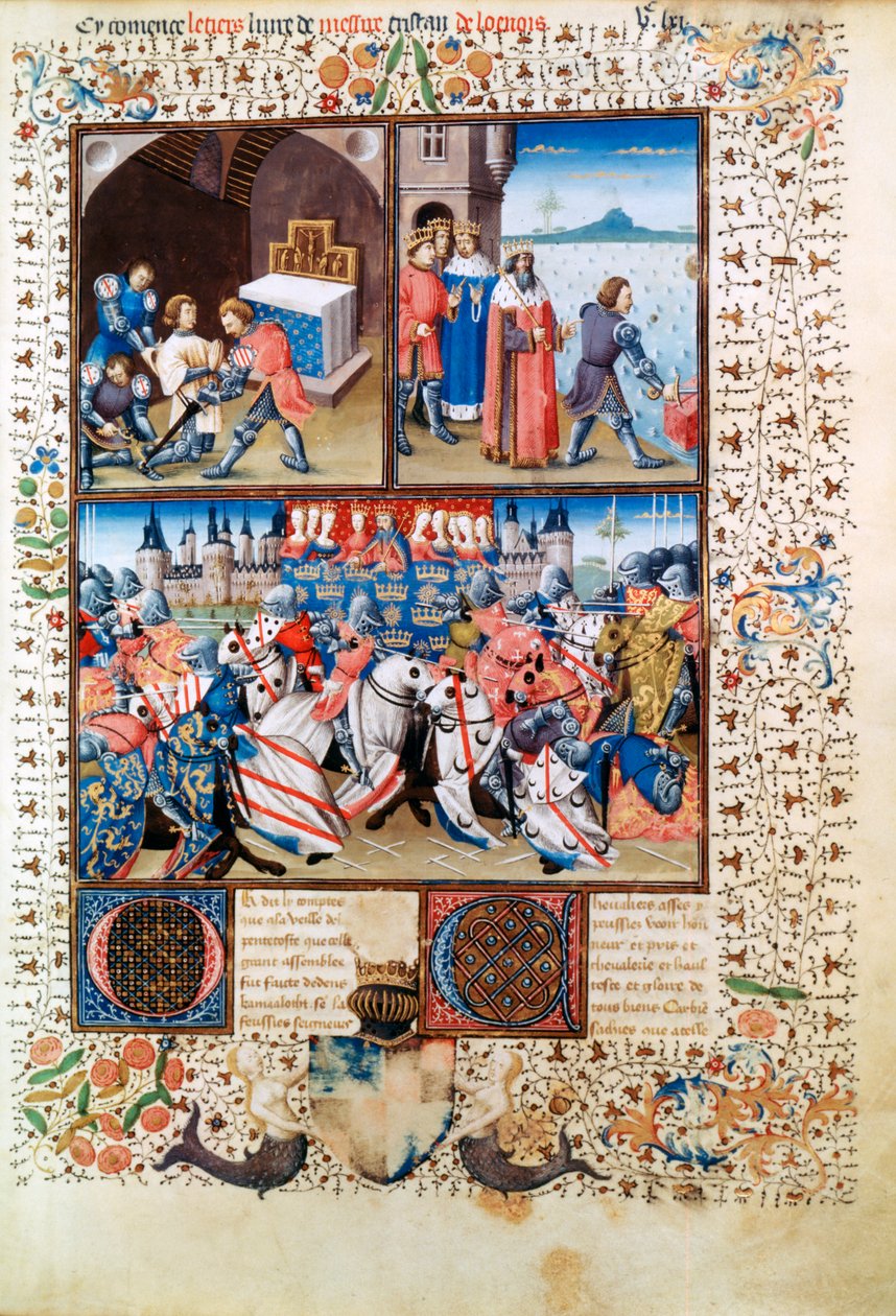 Galahad ve Camelot, 1463 by Evrard d