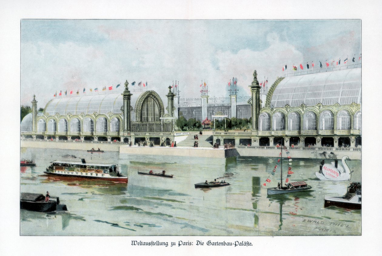 Bahçe Bitkileri Sarayı, Paris Dünya Fuarı, 1889, 1900. by Ewald Thiel
