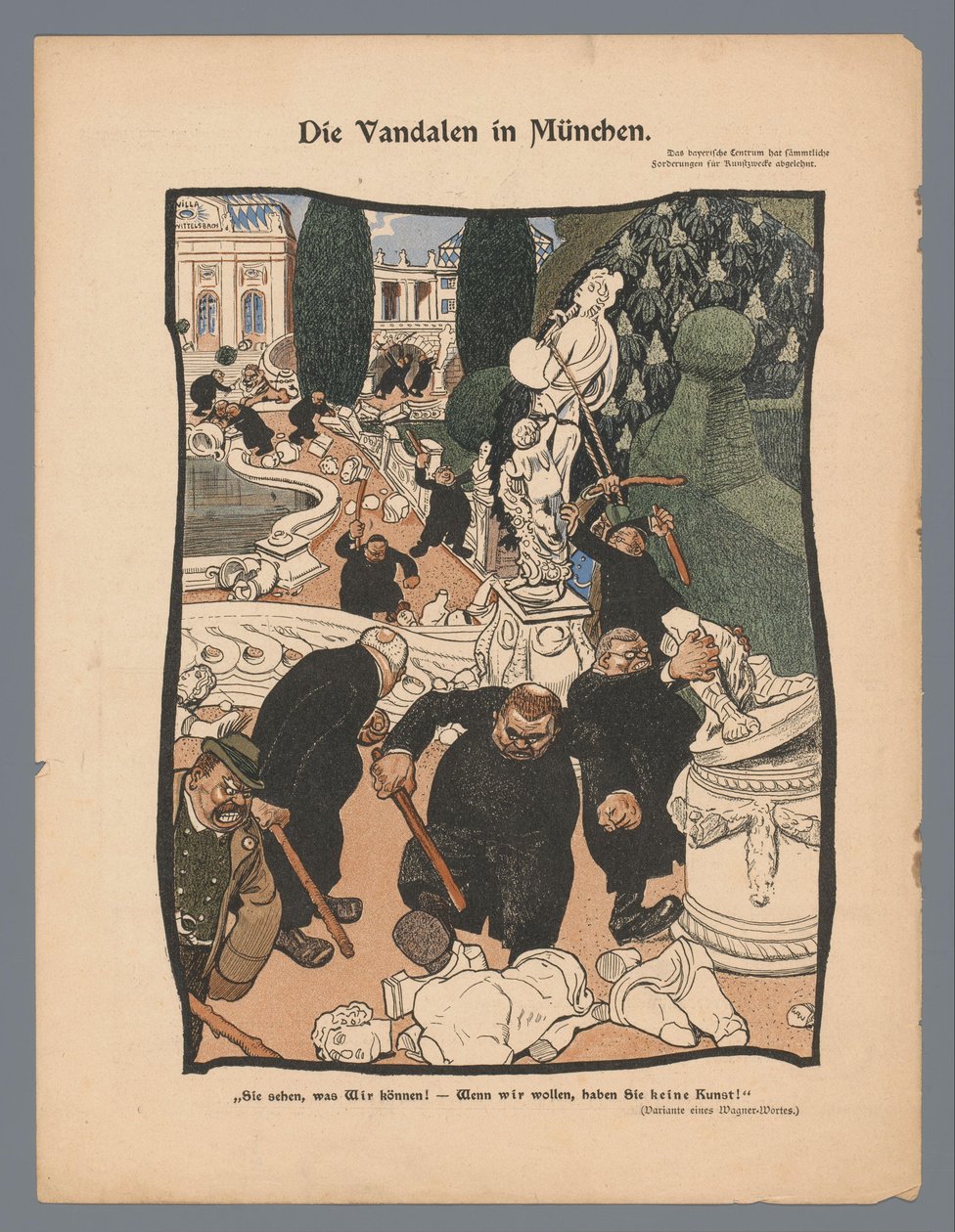 Komik yapraklar: Münih'teki vandallar by Eysler and Co