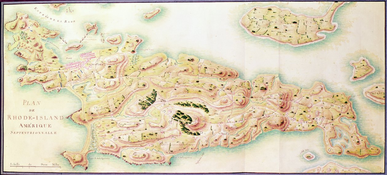 Rhode Island haritası, 