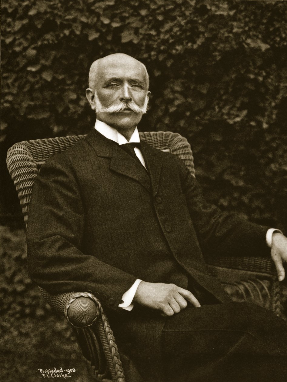 Don Jose Yves Limantour, 1908 (bw fotoğraf) by F. L. Clarke