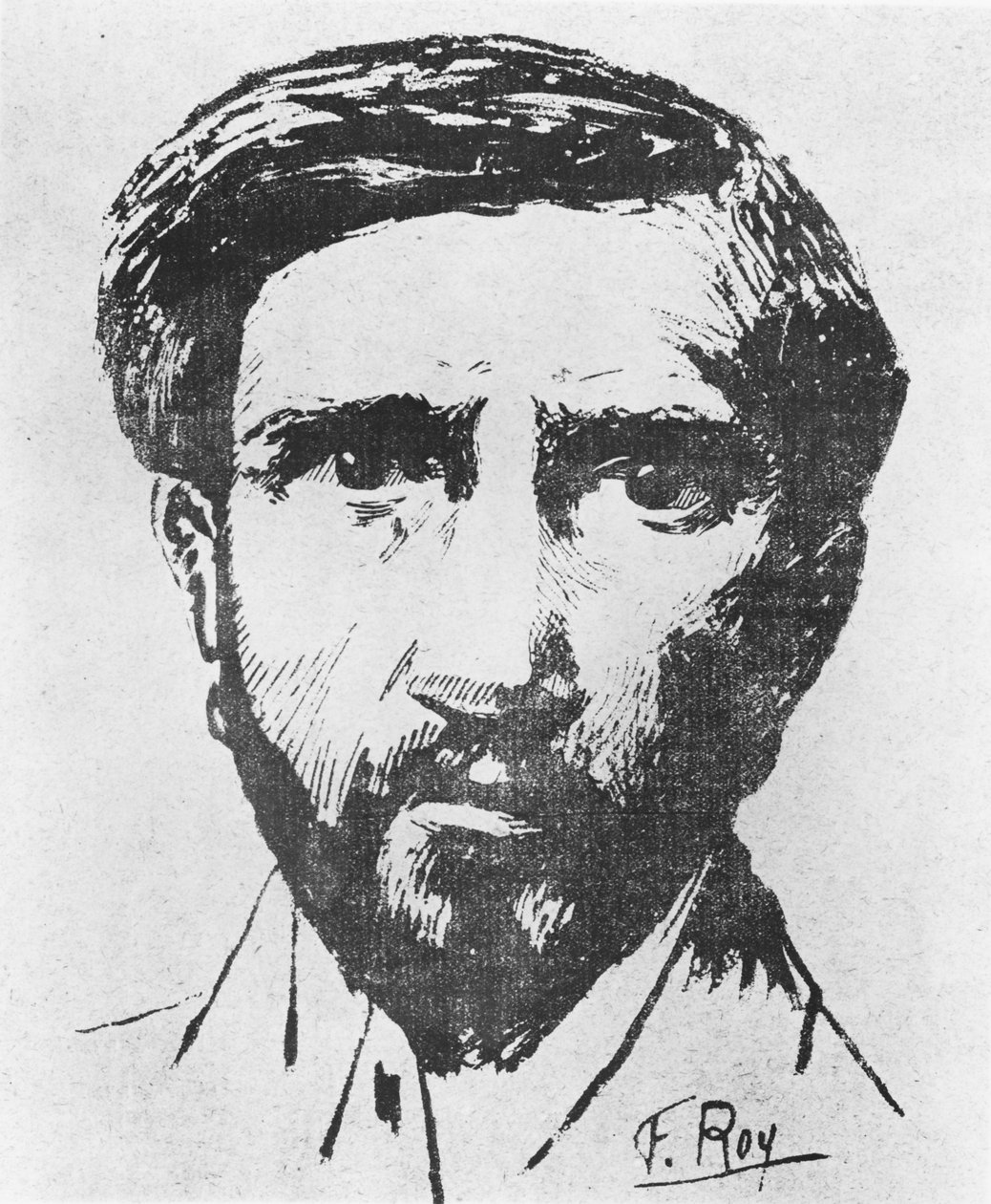 Charles Maurras'ın Portresi, 1898 dolayları by F. Roy