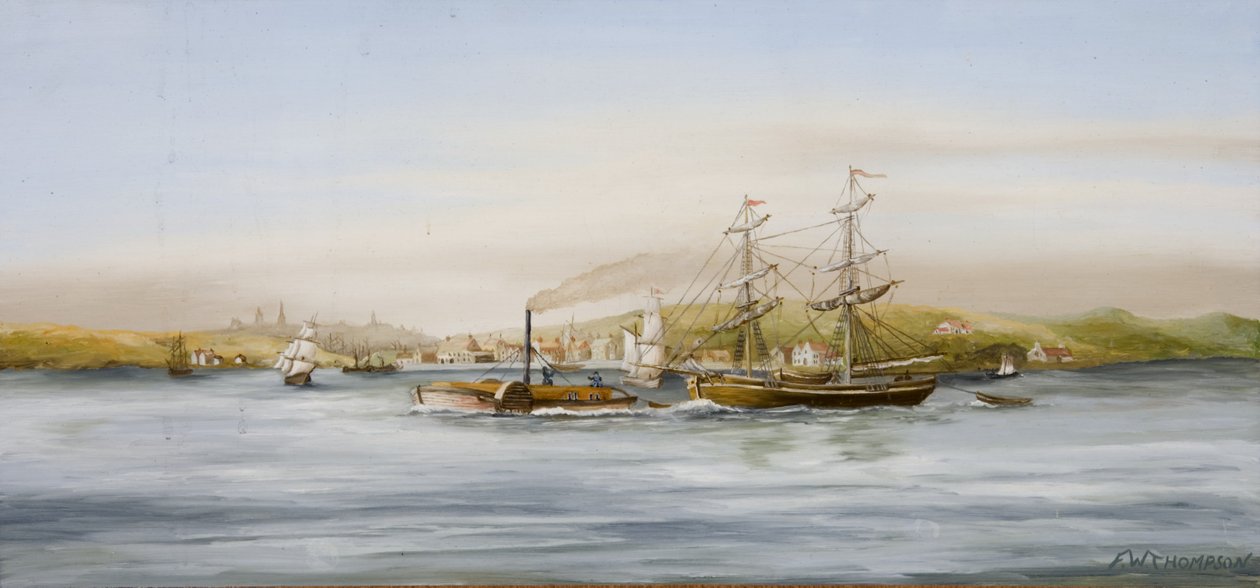 Deniz manzarası by F. W. Thompson
