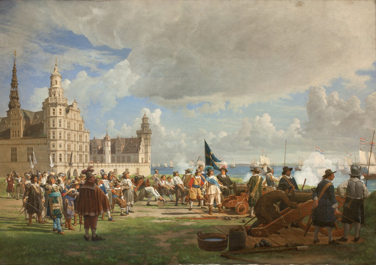 Amiral Opdam komutasındaki Hollanda filosu, 1657-60 İsveç Savaşı sırasında 29 Ekim 1658