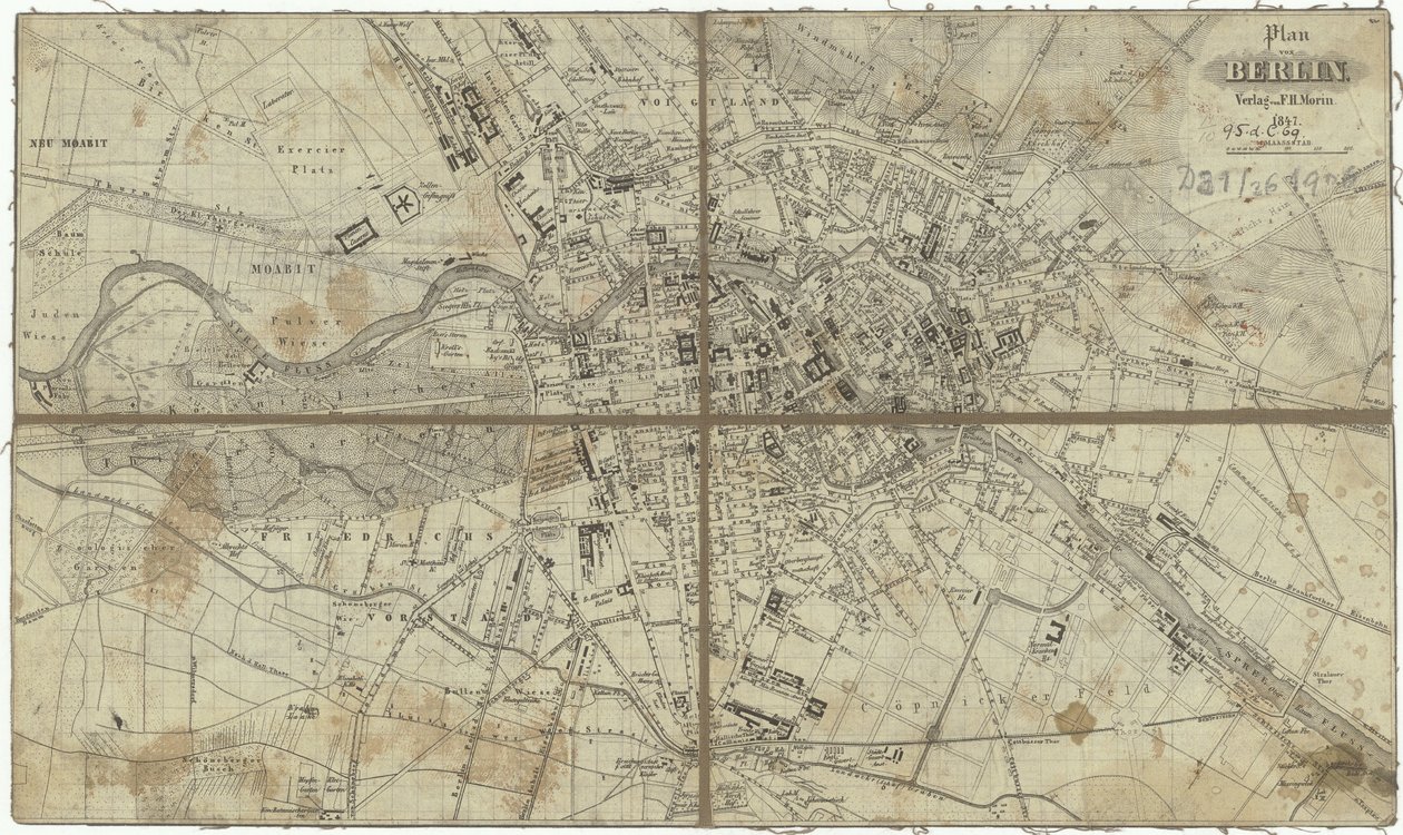 Berlin Planı by F.H. Morin
