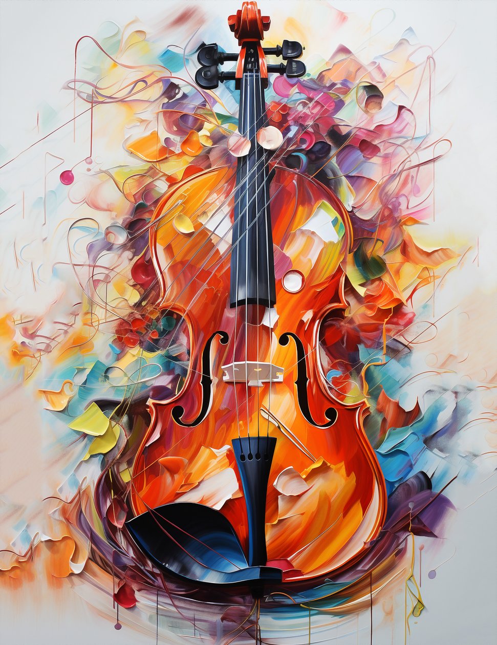 Satılık güzel keman tablosu, duvar sanat baskı dekor, duvar sanat baskı dekor by F. Abderrahim