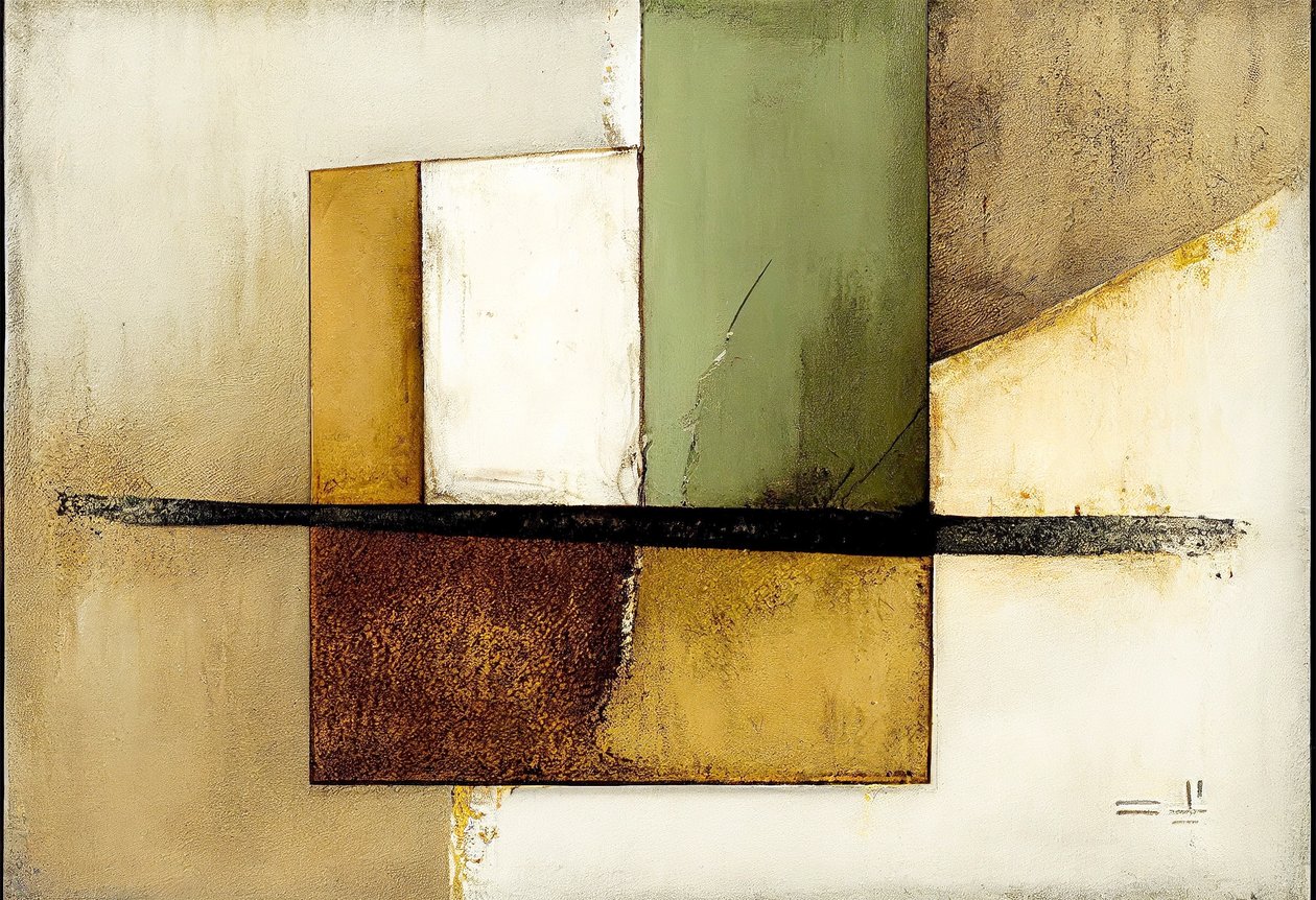 Geometrik soyut sanat kompozisyonu, duvar sanatı baskıları by F. Abderrahim