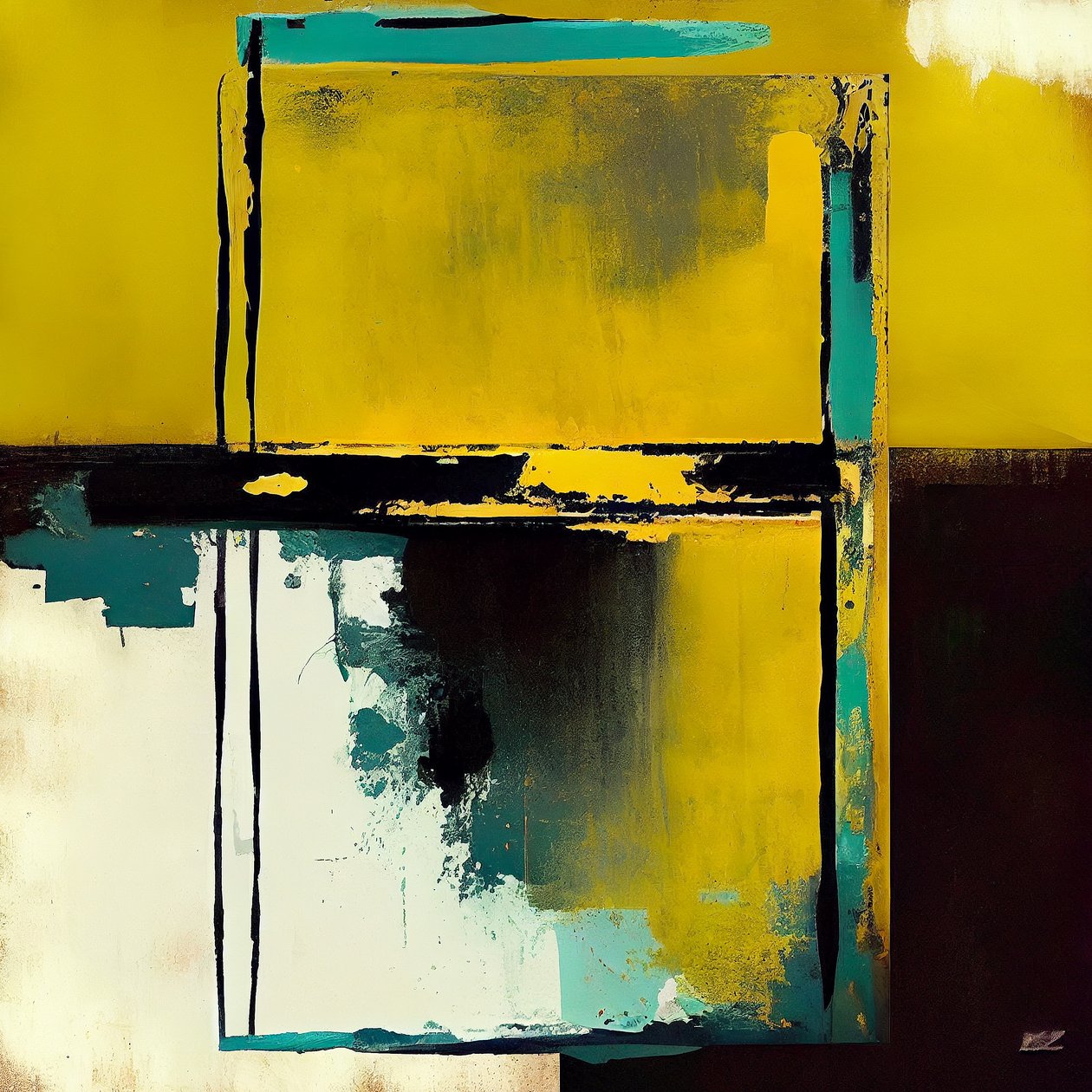 Oturma odası için minimalist soyut, modern duvar dekorasyon fikirleri, sanat baskıları by F. Abderrahim