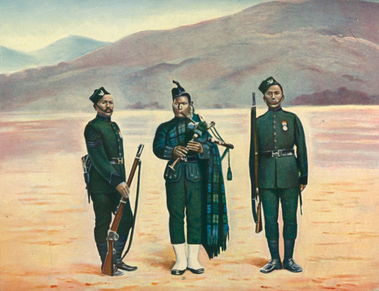 "Beşinci Gurkalar", 1901. by F Bremner