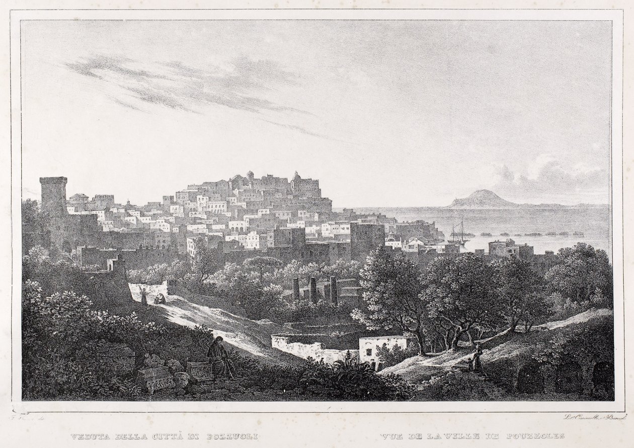 Pozzuoli Şehri Görünümü by F. Homer