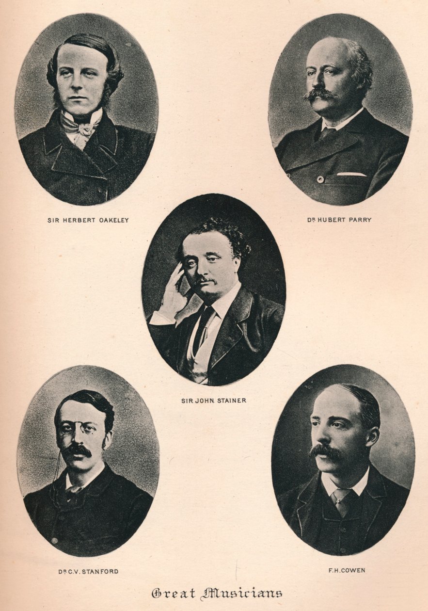Büyük Müzisyenler - Plaka XI, c1880, 1895 by F. Jenkins Heliog