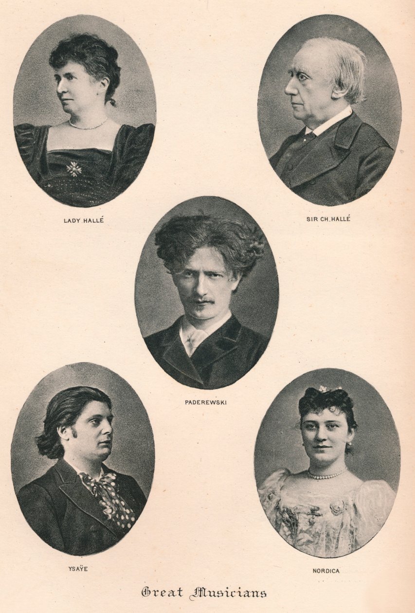 Büyük Müzisyenler - Plaka X., c1880, 1895 by F. Jenkins Heliog