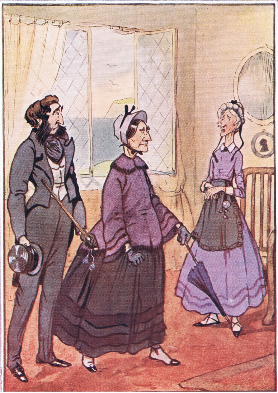 Kulübeden mağrur bir şekilde çıktılar, David Copperfield
