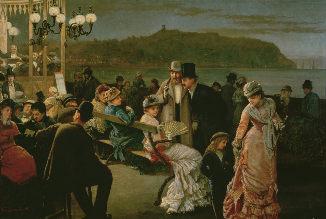Scarborough: Gece Kaplıcası, 1879 dolayları by F. Sydney Mauchamp