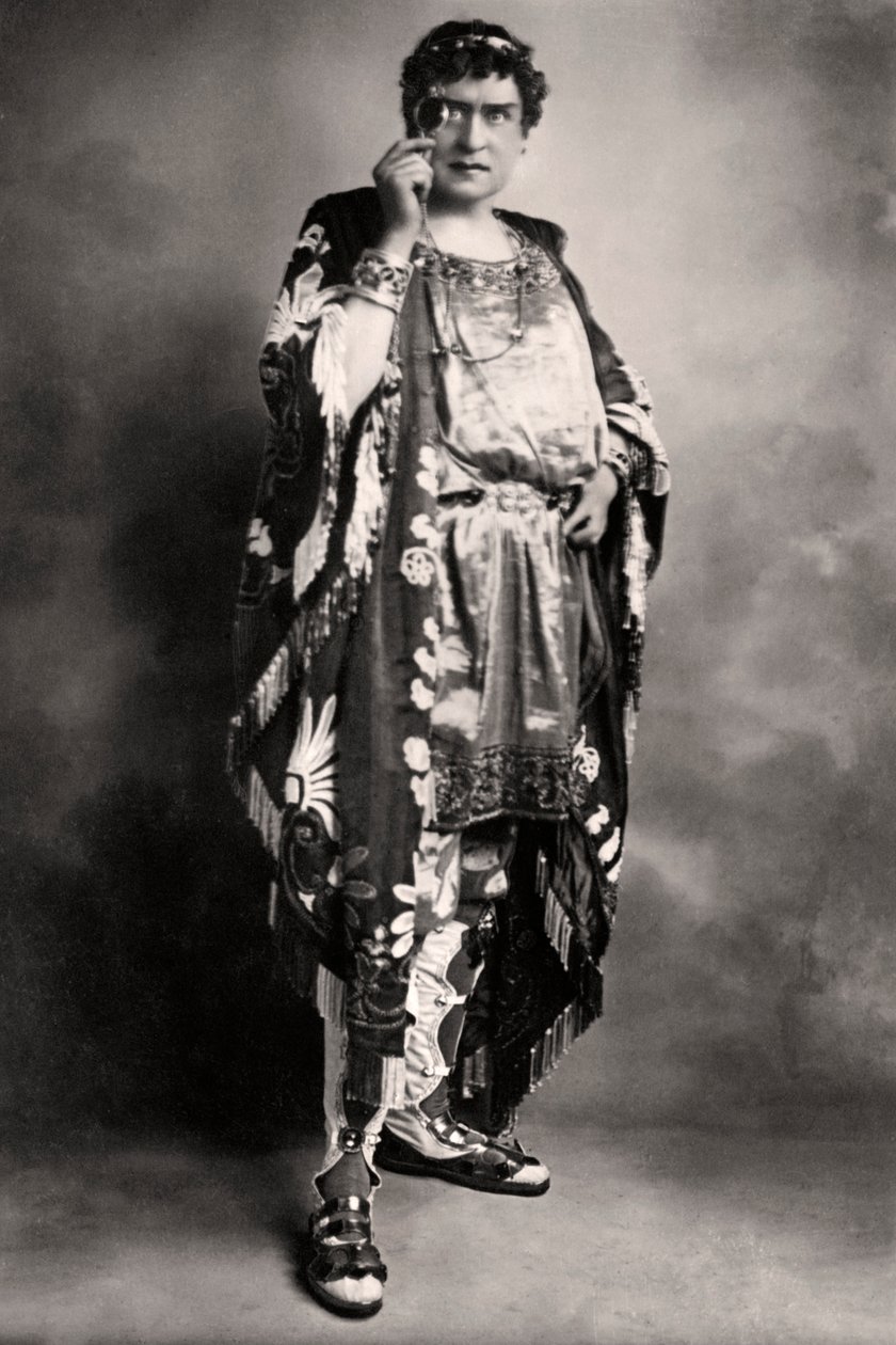Herbert Beerbohm Ağacı 1853-1917, İngiliz aktör, 20. yüzyılın başlarında. by F. W. Burford