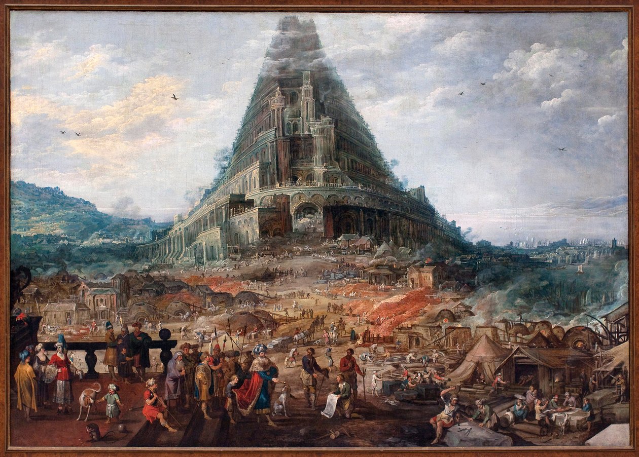 Babil Kulesi. Joos de Momper II (1564-1635), Frans Francken II