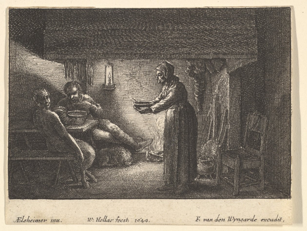 Satir ve Köylü, 1644. by F van den Wyngarde