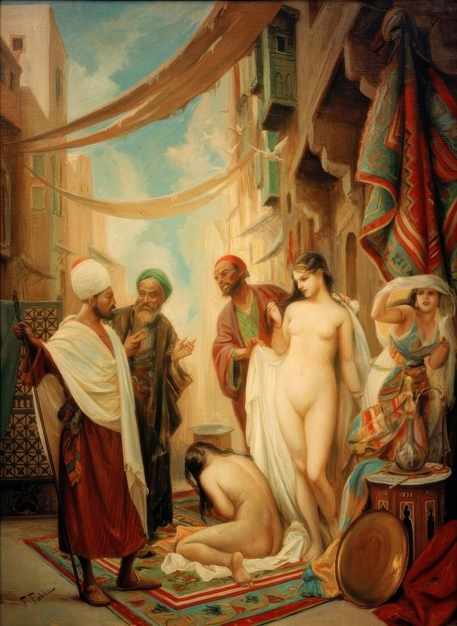 Köle pazarı (köle seçimi) by Fabio Fabbi