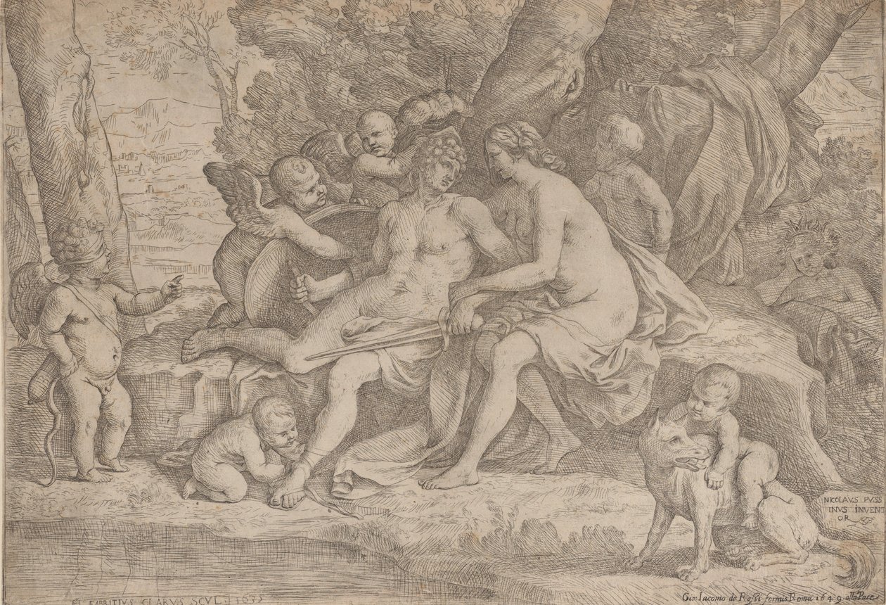 Mars ve Venüs, 1635-49. by Fabrizio Chiari