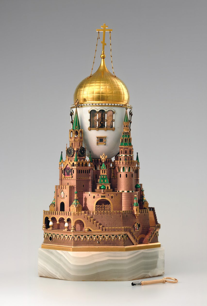Paskalya yumurtası Moskova Kremlin, 1904-1906 by Factory Fabergé Russian Master