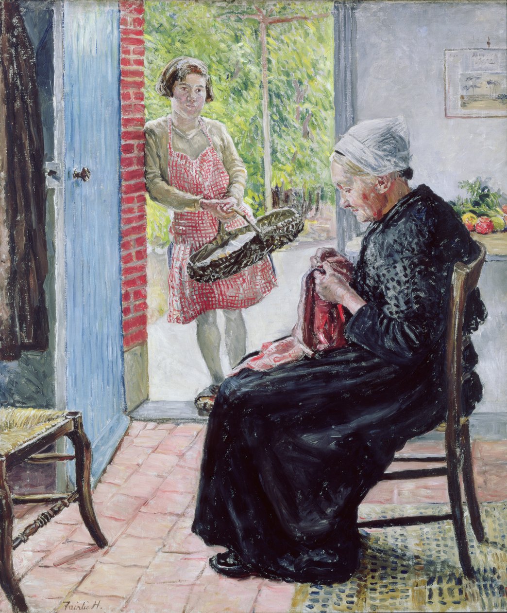 Thatched Kulübede, 1921 by Fairlie Harmar