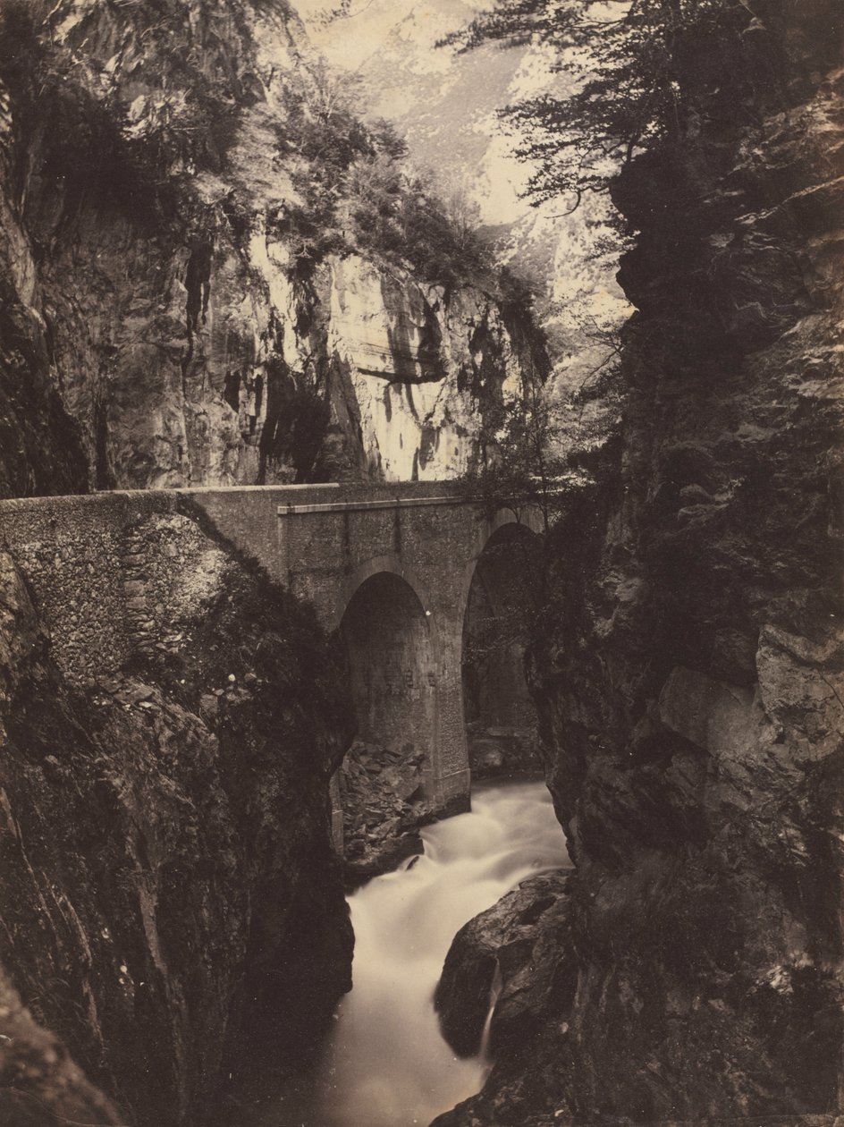 Eaux-Chaudes Yolu, Pireneler (ön) by Farnham Maxwell Lyte