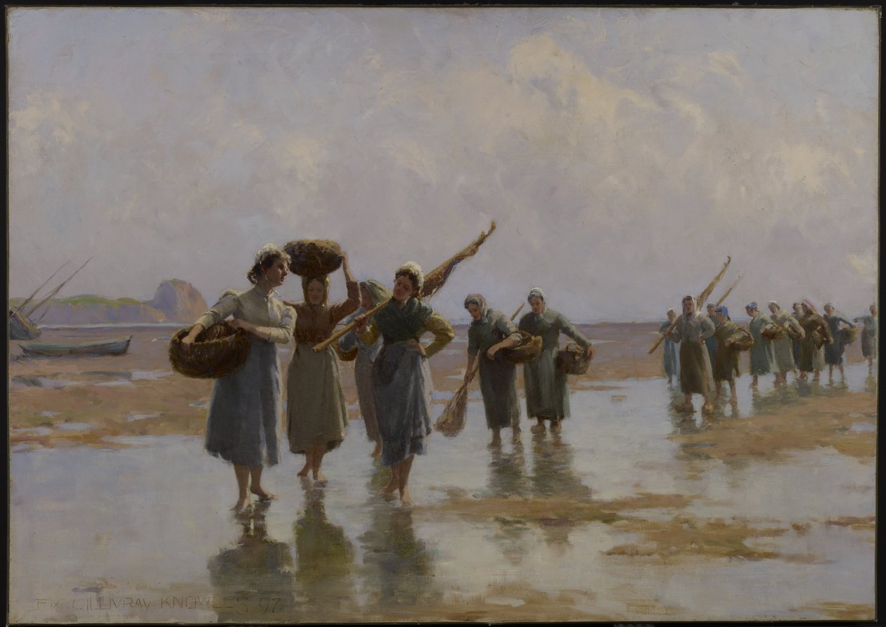 Sahildeki Kadınlar, 1897 by Farquhar McGillivray Knowles