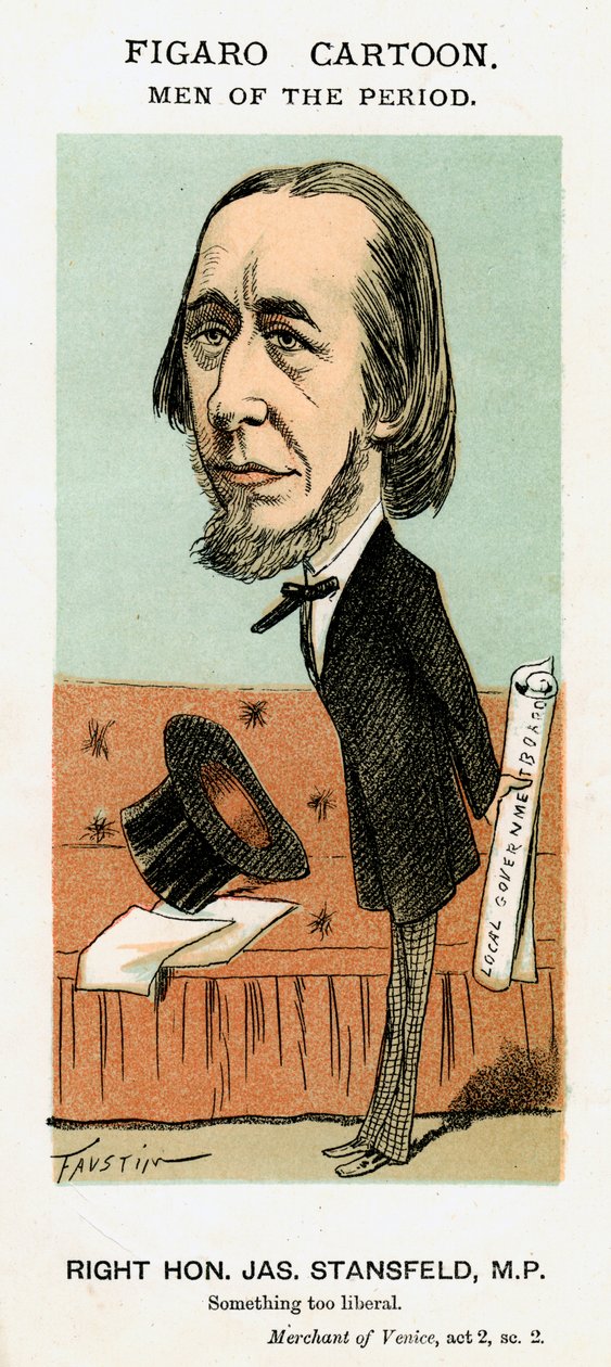 James Stansfeld, İngiliz politikacı, c1871-1874. by Faustin