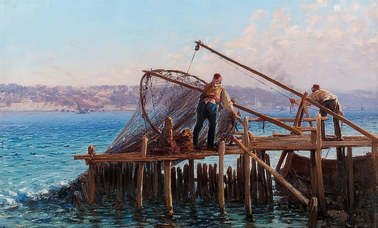 balıkçılar by Fausto Zonaro